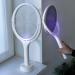 Mikamax Electric Musquito Swatter - Electric Fly Swatter - Rotating Head - Rechargeable - Mosquito Killer