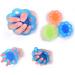 Lurrose 8 Sensory Toys for Children | Handmade Stress Balls & Hand Trainers | Fitness Gymnastics Ball 10x9.5 cm - Orange | International Shipping Available - Buy Online on GoSupps.com