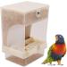 Automatic Bird Feeder - No-Mess Bird Feeder, Parrot Feeding cage Accessories,Suitable for Small and Medium Parrotsand Birds Seed Feeder for 1pcs
