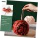 Beavorty Rose Body Scrub Set for Women - 3pcs Flower Bath Scrubs, Loofah Sponge, Exfoliating Balls - Buy Online on GoSupps.com