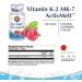 Buy KAL K-2 MK-7 Bone Support - Raspberry 60 Micro Tablets | Premium Vitamin K Supplement - Buy Online on GoSupps.com