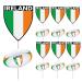 Ireland Flag Rugby Ball Food & Cupcake Picks Toppers Party Decorations Six Nations (14 Pack)