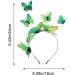 LALAFINA Butterfly Fascinator Butterfly Fairy Headband Butterfly Fascinator Hat for Women Butterfly Headbands for Halloween Tea Party Wedding Green - Buy Online on GoSupps.com