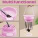 KASESSS 3 in 1 Makeup Brush Cleaner Silicone Makeup Brushes Cleaner Make Up Brush Cleaner Set Brush Cleaner with Handle Foldable Hanging Drying Cleaning Bowl to Dry Makeup Sponge Powder Puff Brush - Buy Online on GoSupps.com