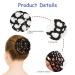 Premium Hair Nets for Perfect Hairstyles | 5-Piece Set | Bun & Ballet Styles with Rhinestones - Buy Online on GoSupps.com