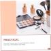 FOYTOKI 12 Pcs Sponge Makeup Brush Sponge Head Tools Makeup Eyeshadow Sponge Brush Wooden Handle - Buy Online on GoSupps.com