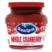 OceanSpray Pot de 200 gr de Sauce aux cranberries Whole Cranberry-Sans colorants -Poursublimer vos plats - Carton de 6 pots-