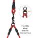 DDSCOLOUR Double Dog Leash Coupler No Tangle 360 Swivel Reflective Double Lead Dual Two Dog Lead Splitter fo Fits Small Medium Large Dogs 30 inch(Diameter:0.8-1.2cm) Red 0.39"(1.0cm) Red - Buy Online on GoSupps.com