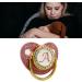 Personalized Bling Baby Pacifier - Silicone Rhinestone Pacifier with Clip for Newborns (Letter A) | Focket - Buy Online on GoSupps.com
