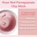Rose Red Pomegranate Clay Mask Rose Clay Face Mask with Kaolin Clay Hydrating Face Mask Blackhead Remover Mask Pore Minimizer for Face Moisturizing Deep Cleansing Smooth Skin Face Masks Beauty - Buy Online on GoSupps.com