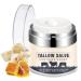 Tallow and Honey Balm Organic Beef Tallow Salve 1.8 oz - Moisturizing Renewing Body Cream for Skin Care - Organic Body Butter with Infused Olive Oil with Vitamins A K D E Whipped Tallow Balm