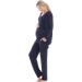 Herzmutter Maternity Homewear Set - 3-Piece Nursing Pyjamas - Pregnancy Wellness Set - XXL Dark Blue - Buy Online on GoSupps.com