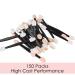 JASSINS 50 Pack Double-Sided Eyeshadow Sponge Brushes - Orange & White | Disposable Eye Makeup Applicators - Buy Online on GoSupps.com
