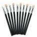 Banstore 10Pcs Makeup Double-end Eye Shadow Eyeliner Brush Sponge Applicator Tool
