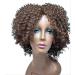BGHJUE Hand-Wound Small Curly Hair Wig Set Wigs