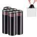 Handle Waste Bags - Drawstring Kitchen Trash Liners - Drip-Free Trash Can Liners - Leak Proof Trash Bags for Home Office and Bedroom Virtcooy 45*50 45g 75pcs Black