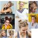 Cat Ears Hair Donut Chignon Claw Clip in Messy Hair Bun Space Bun Hair Pieces Cat Ears Bun Hair Extensions Wig Accessory Ponytail Hairpieces for Women Girls (Brown Black) Brown Dark - Buy Online on GoSupps.com