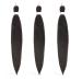 26 Inch 3 Pack Pre-Stretched Braiding Hair Easy Braid Professional Itch-Free Synthetic Fiber - Hot Water Setting, Soft Yaki Texture (26 Inch 1B) - Buy Online on GoSupps.com
