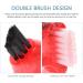 Healeved 3pcs Denture Cleaning Brushes - Ergonomic Handle, Portable Toothbrush for False Teeth - Denture Brush for Effective Cleaning - Buy Online on GoSupps.com