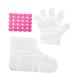 VICASKY 1 lot de masques professionnels pour pieds et mains - hydratants pour exfolier efficacement les pieds - Masques pour les pieds pour la maison et le salon