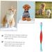 DOITOOL 2pcs Head Supplies Pet Double-head Cat Tooth Double-headed Manual Soft-bristles Puppy Dog Plastic - Buy Online on GoSupps.com