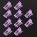 VNC 10 PCS Nail Tips Clip Purple Color for Quick Building Polygel Nail Forms  Nail Tip Clips for Polygel Nail Extension Forms  UV LED Builder Clamps  DIY Manicure Nail Art Tool
