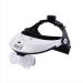 Lightweight Magnifying Glass Head-Mounted Electronic Headless High-Definition Magnifying Glass with 2Led Lights for Reading Eyelashes Crafts Circuit Watch Repair Lofty Ambition