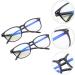 Faruta Blue Light Blocking Glasses - Black Frame Anti-Glare Computer & Gaming - 2 Pairs for Reduced Eye Strain & Enhanced Comfort - Buy Online on GoSupps.com
