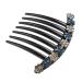 Hair accessories hair comb insert comb hair clip comb with rhinestone flower - blue