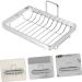 Ciieeo 5pcs Soap Box Soap Dish Organizer Soap Plate Bar Soap Dish Soap Draining Racks Wall Soap Holder Sponge Soap Rack Bathroom Soap Dish Soap Dish Holder Stainless Steel Metal - Buy Online on GoSupps.com