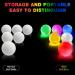 Glow in The Dark Golf Balls - Long Distance LED Night Glowing Colored Balls for Men, Women, and Children (6 Colors) - Buy Online on GoSupps.com