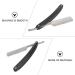 Solustrie Classic Vintage Foldable Razor - Premium Beard & Eyebrow Knife for Men | Manual Mustache & Beard Cutting Tool | Perfect for Home Barbers - Buy Online on GoSupps.com