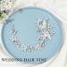 Yean Bride Silver Wedding Hair Vine Butterfly Bridal Hair Piece - Buy Online on GoSupps.com