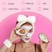 WLLHYF 3 Piece Spa Headband and Wristband Set for Women - White | Elastic Hair and Makeup Headbands to Prevent Spills - Buy Online on GoSupps.com