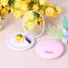 HEYISSU LED Compact Mirror 10X Magnifying Travel Makeup Mirror with Light - Pink 3.5 inch Pocket Purse Handbag Mirror - Buy Online on GoSupps.com