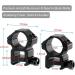 LONSEL 1'' Scope Rings: High & Medium Profile 1 Inch Mount Rings for Picatinny Rail - 2 Pack - Buy Online on GoSupps.com