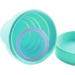 Collapsible Silicone Cup for Menstrual Cups - Travel-Friendly Sterilizing and Storage Solution by LUCKY CLOVER (Sky Blue) - Buy Online on GoSupps.com