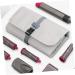 Healeved Multifunctional Storage Bag Organizer Bags for Travel Folding Comb Men Hair Blow Dryer Grey Leather - Buy Online on GoSupps.com
