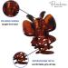 Parcelona French Classic 1 1/2 Inch Small Claw Clips Set of 3 - Tortoise Shell Brown - Made in France - Girls & Women Hair Accessories - Buy Online on GoSupps.com
