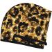Gold Glitter Leopard Microfiber Hair Towel - Soft Super Absorbent Quick-Dry Wrap for Long Curly & Thick Hair - Buy Online on GoSupps.com