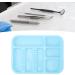 Blue Plastic Shared Tray with Separate Holder for Organized Storage | Versatile for Oral Cosmetic & Surgical Instruments - International Shipping Available - Buy Online on GoSupps.com