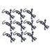 Safigle 10st Halloween-Simulation Gecko Halloween toys Toys Gift Halloween decorations Mini-Gecko model Gecko toys string toys for the April Fools Accessories Black 3.5x8cm