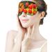 Beautiful Red Tulips Sleep Mask | Soft Light-Blocking Eye Cover for Women | Adjustable Flower Blindfold & Eyeshade - Buy Online on GoSupps.com