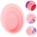 Beavorty makeup brush scrub pad makeup brush cleaning mat silicone brush cleaning pad makeup cleaner foldable cleaner bow makeup brush cleaning bowl Silica gel cosmetic scrub board - Buy Online on GoSupps.com