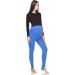 FUTURO FASHION Women's Maternity Fleece Lined Leggings - Royal Blue | Over Bump Belly Support, Stretchy, High Waisted Pants | Winter Pregnancy Clothing - Sizes 8-22 UK - Buy Online on GoSupps.com