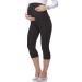 Be Mammy Women's Maternity 3/4 Leggings 03 3XL Graphite