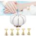 Nail Tip Stand Ceramic Pumpkin Shaped Nail Display Stand Nail Practice Stand for Home DIY and Salon Magnetic Nail Tip Holder Stand Set for Nail Beauty Salon(white) - Buy Online on GoSupps.com