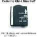 Universal NIBP Cuff for Pediatric | 18-26 cm Reusable Blood Pressure Cuff | Single Tube Green Nylon Replacement - Buy Online on GoSupps.com