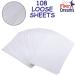 3 Pack - Total of 108 Sheets of Watercolor Paper (11.7" x 8.3") - Heavy Stock (98lb) Loose White Sheets. Perfect for Kids Students & Adults White Medium 3 Pack - Buy Online on GoSupps.com