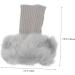 Amosfun Fur Knitted Boot Cuffs - Warm Boot Attachments & Leg Warmers for Carrie Costume | Stylish & Cozy Fashion Accessories - Buy Online on GoSupps.com